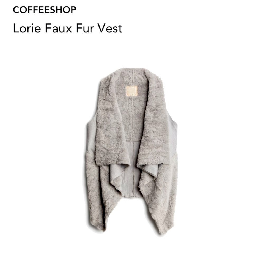 Stitch Fix Coffeeshop Lorie Faux Fur Vest